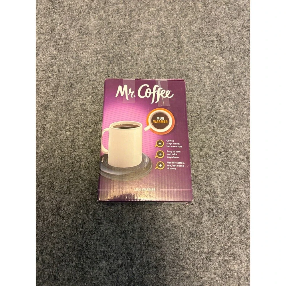 Mr. Coffee Mug Warmer MWBLKPDQ-RB P.N. 197964 Black w/ Box Cord